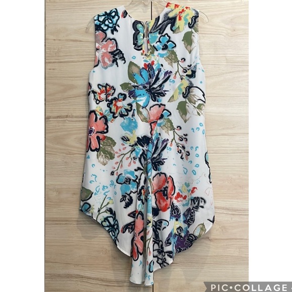 Melissa McCarthy Seven7 Floral Sleeveless Top - Picture 2 of 14